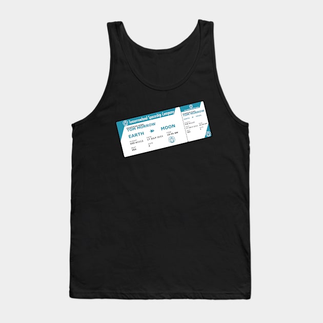 Tom Morrow Ticket - Tomorrowland - People Mover Tank Top by LuisP96